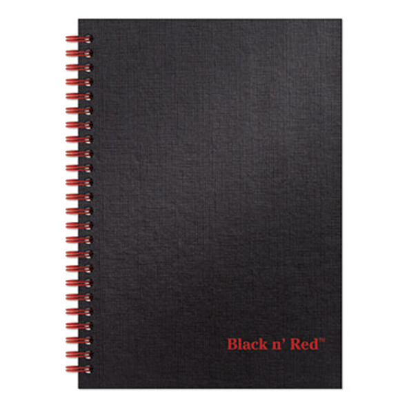 Hardcover Twinwire Notebooks, Scribzee Compatible, 1-Subject, Wide/Legal Rule, Black/Red Cover, (70) 8.25 x 5.88 Sheets