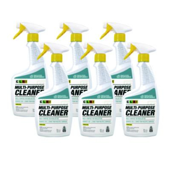 Multi-Purpose Cleaner, Lemon Scent, 32 Oz Bottle, 6/Carton