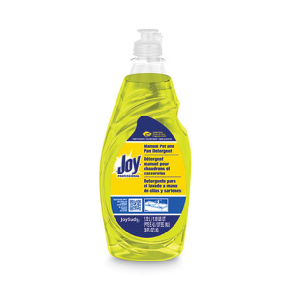 Dishwashing Liquid, Lemon Scent, 38 Oz Bottle, 8/Carton