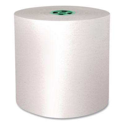 Pro Hard Roll Paper Towels With Absorbency Pockets For Scott Pro Dispenser, Green Core Only, 1-Ply, 7.5" x 900 Ft,6 Rolls/Ct