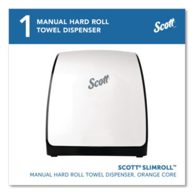 Slimroll Manual Towel Dispenser, 12.65 x 13.02 x 7.18, White