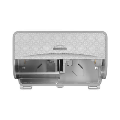 Icon Coreless Standard Roll Toilet Paper Dispenser, 8.43 x 13 x 7.25, Silver Mosaic