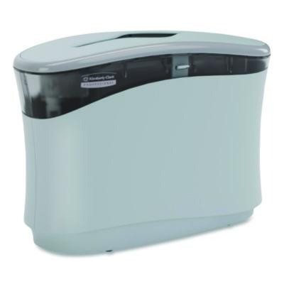Countertop Folded Towel Dispenser, 13.3 x 5.2 x 9, Gray