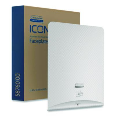 Icon Faceplate For Automatic Roll Towel Dispenser, 18.12 x 15.62 x 12.87, Silver Mosaic