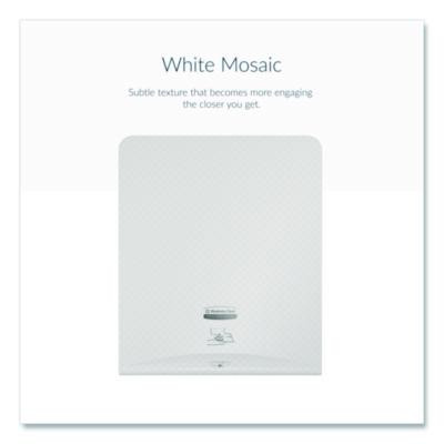 Icon Faceplate For Automatic Roll Towel Dispenser, 18.12 x 15.62 x 12.87, White Mosaic