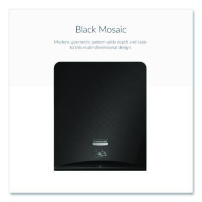 Icon Faceplate For Automatic Roll Towel Dispenser, 18.12 x 15.62 x 12.87, Black Mosaic