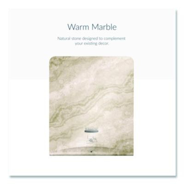 Icon Faceplate For Automatic Roll Towel Dispenser, 18.12 x 15.62 x 12.87, Warm Marble