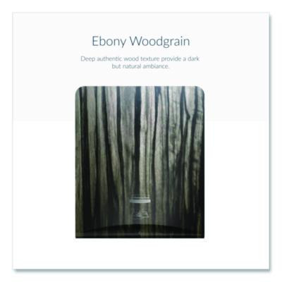 Icon Faceplate For Automatic Roll Towel Dispenser, 18.12 x 15.62 x 12.87, Ebony Woodgrain