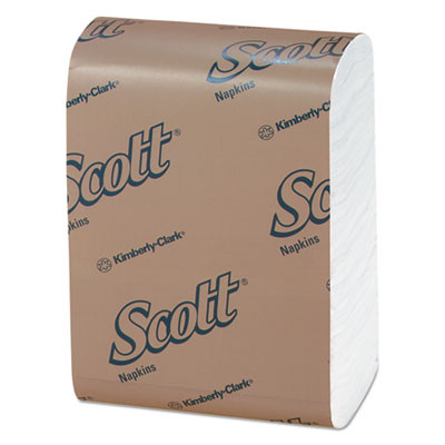Low-Fold Dispenser Napkins, 1-Ply, 12 x 7, White, 250/Pack, 32 Packs/Carton