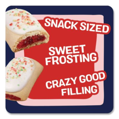 Pop Tarts Bites, Frosted Strawberry, 3.5 Oz Bag, 6/Carton