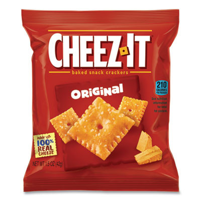 Baked Snack Crackers, 1.5 Oz Bag, 60/Carton