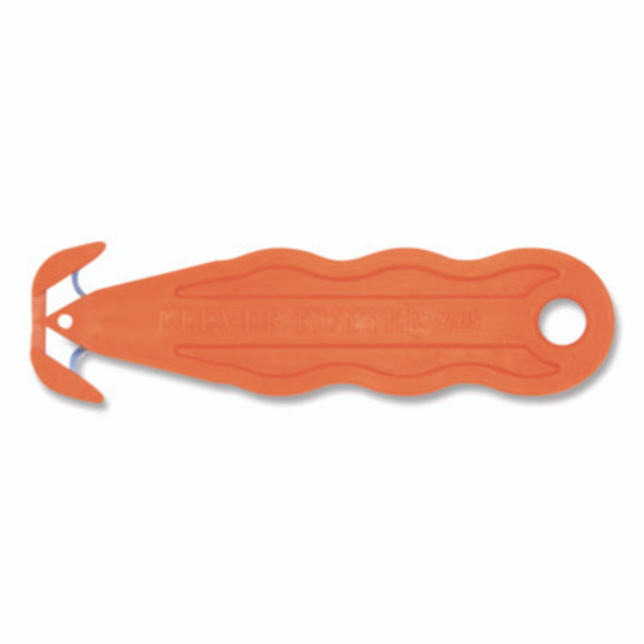 Kurve Blade Plus Safety Cutter, 5.75" Plastic Handle, Orange, 10/Box