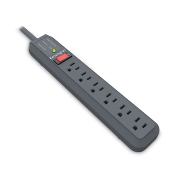 Guardian Surge Protector, 6 Ac Outlets, 15 Ft Cord, 540 J, Gray