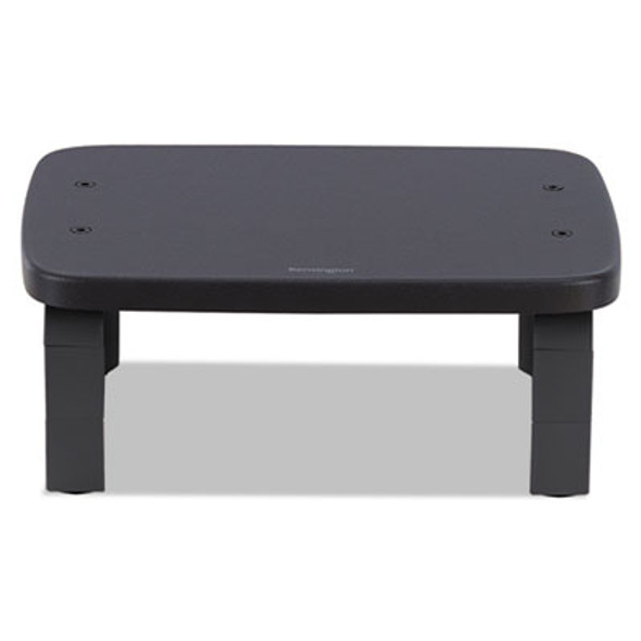 Smartfit Monitor Stands, 12.25" X 2.25" X 1.75" To 4.75", Black, Supports 40 Lbs