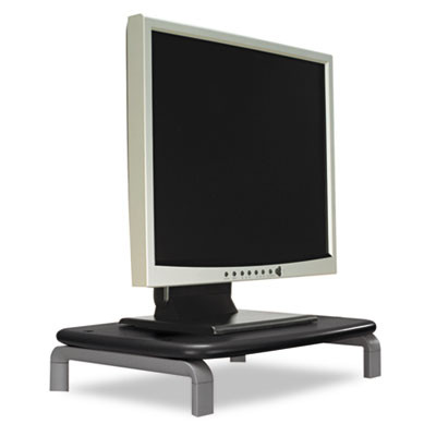 Monitor Stand With Smartfit, For 21" Monitors, 11.5" X 9" X 3", Black/Gray, Supports 80 Lbs