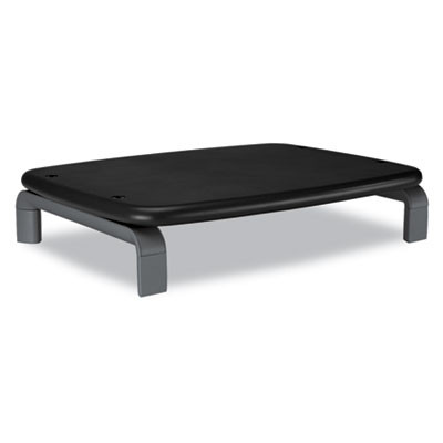 Monitor Stand With Smartfit, For 21" Monitors, 11.5" X 9" X 3", Black/Gray, Supports 80 Lbs