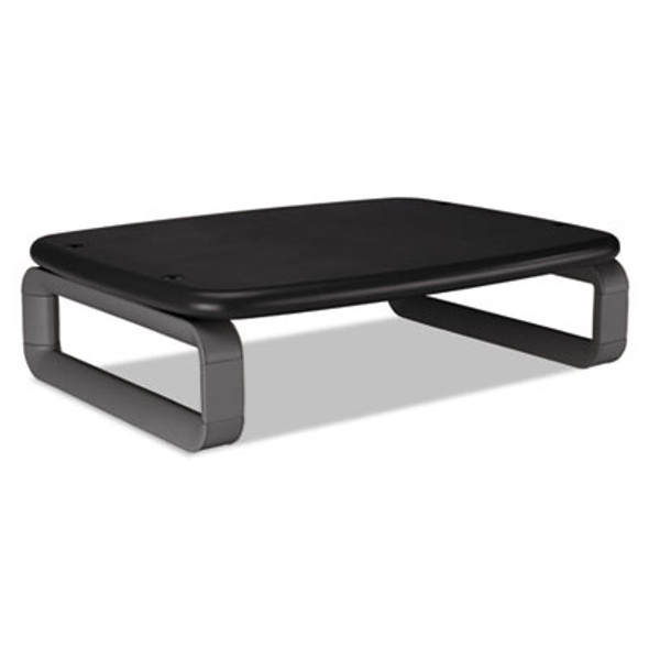 Monitor Stand With Smartfit, For 24" Monitors, 15.5" X 12" X 3" To 6", Black/Gray, Supports 80 Lbs