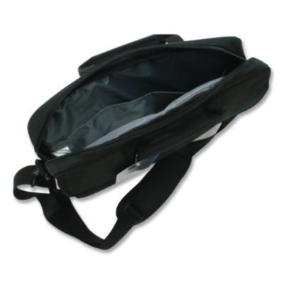 Simply Portable Padded Laptop Sleeve, Fits Devices Up To 15.6", Polyester, 17 x 1.5 x 12, Black