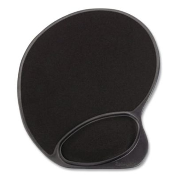 Memory Foam Mouse Pad Wrist Pillow, 10 x 9.87, Black