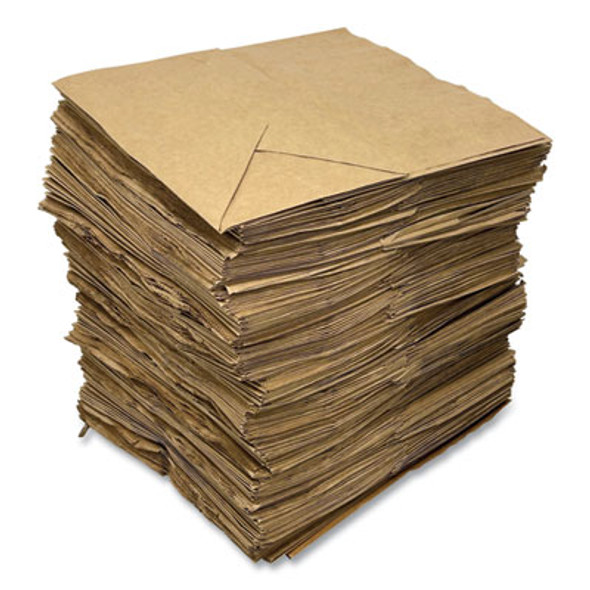 Kraft Paper Bags, Flat Handles, 11" x 7" x 12", Kraft, 250/Carton