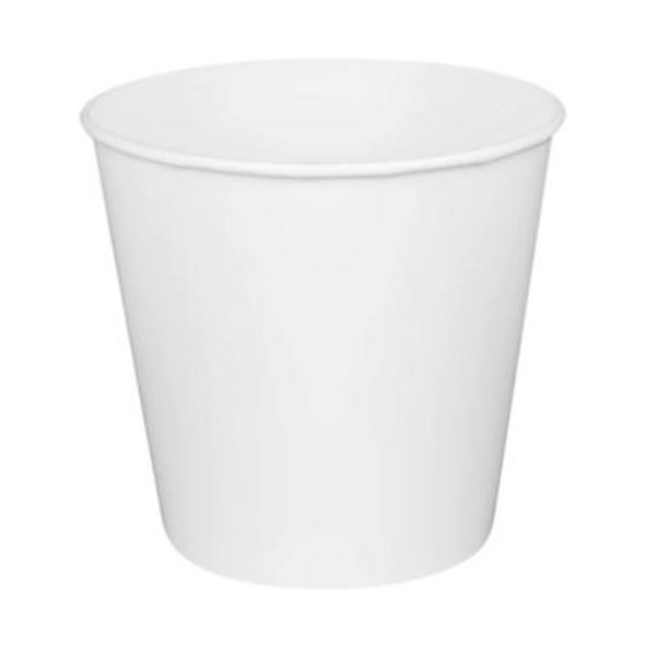 Food Bucket, 170 Oz, 8.9" Diameter x 8.36" h, White, Paper, 150/Carton