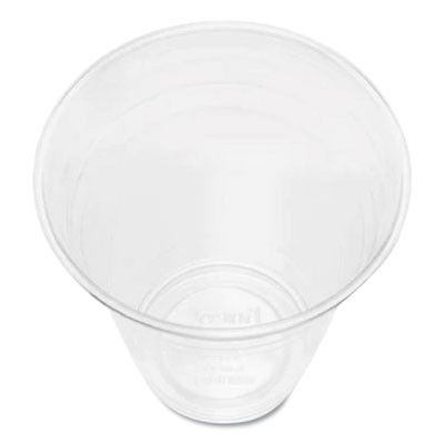 Pet Plastic Cups, 98 Mm Rim Diameter, 12 Oz, Clear, 1,000/Carton