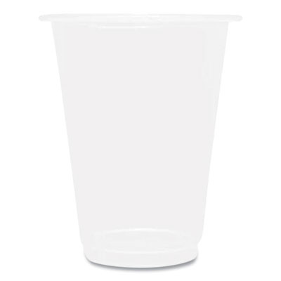 Pet Plastic Cups, 7 Oz, Clear, 1,000/Carton