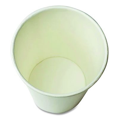 Double Poly Paper Cold Cups, 12 Oz, White, 1,000/Carton