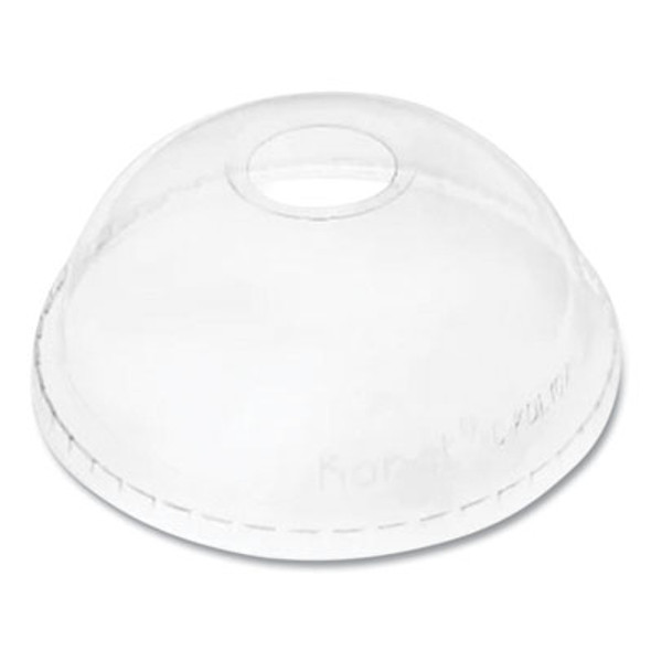 Pet Lids, Dome Lid, Fits 32 Oz Cold Cups, Plastic, Clear, 500/Carton