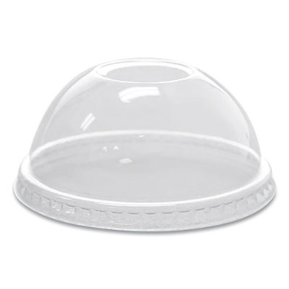 Pet Lids, Dome Lid, Fits 8 Oz To 10 Oz Cold Cups, Plastic, Clear, 1,000/Carton