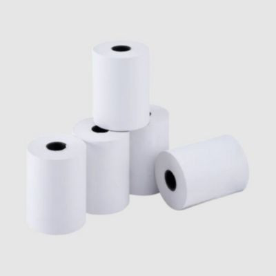 Thermal Paper Rolls, 2.25" x 85 Ft, White, 50 Rolls/Carton