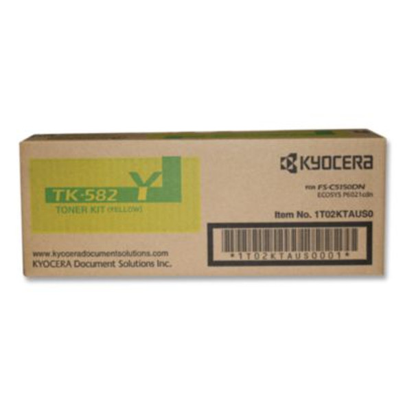 Tk582y High-Yield Toner, 2,800 Page-Yield, Yellow