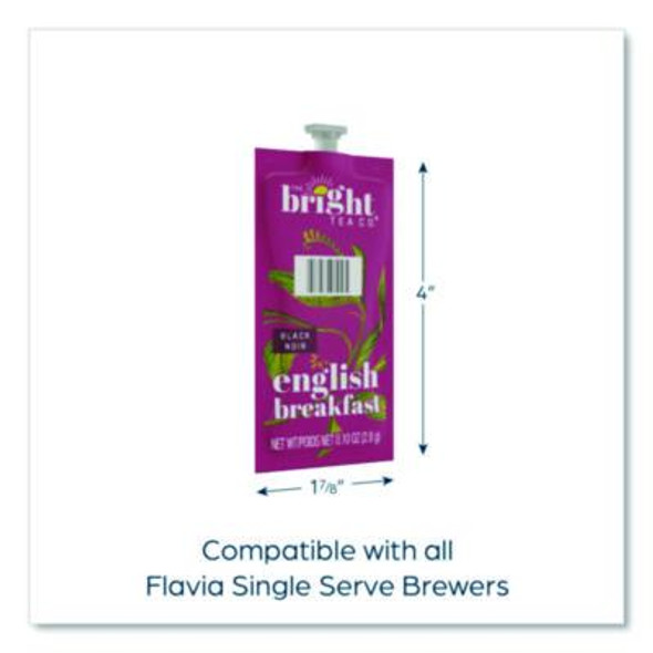 The Bright Tea Co. English Breakfast Black Tea Freshpack, 100/Carton