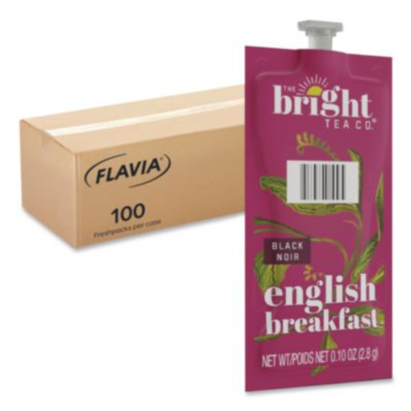 The Bright Tea Co. English Breakfast Black Tea Freshpack, 100/Carton
