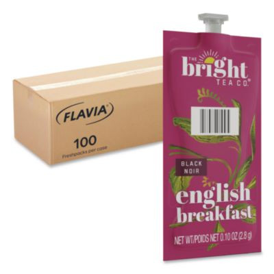 The Bright Tea Co. English Breakfast Black Tea Freshpack, 100/Carton
