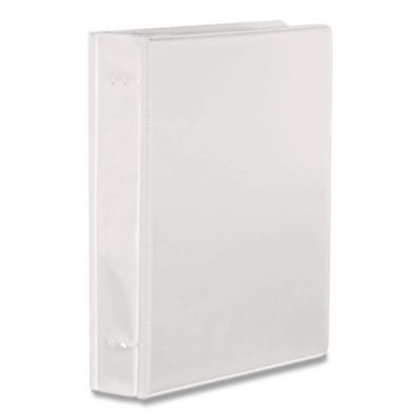 Varicap Expandable Binder, 2 Posts, 6" Capacity, 11 X 8.5, White