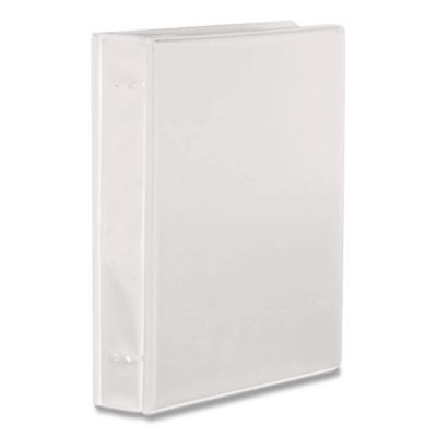 Varicap Expandable Binder, 2 Posts, 6" Capacity, 11 X 8.5, White
