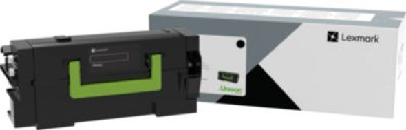 58D000G Toner, 7,500 Page-Yield, Black