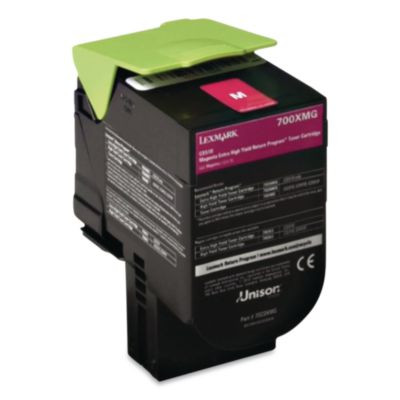 70c0Xmg Return Program Extra High-Yield Toner, 4,000 Page-Yield, Magenta, Taa Compliant