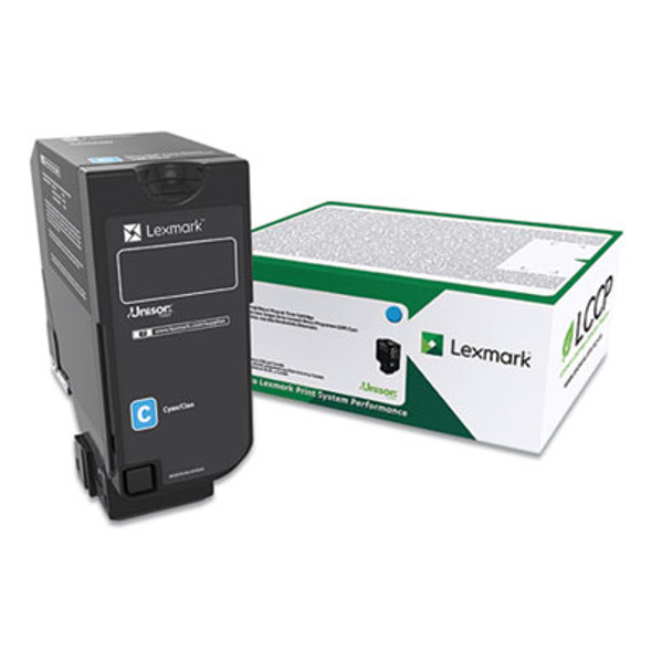 74c00Cg Return Program Toner, 3,000 Page-Yield, Cyan