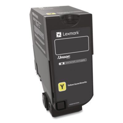 74c0Hyg High-Yield Toner, 12,000 Page-Yield, Yellow