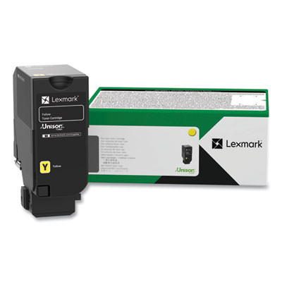 74C0Syg Return Program Toner, 7,000 Page-Yield, Yellow