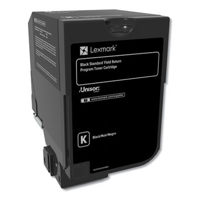 74c1Hk0 Return Program Unison High-Yield Toner, 20,000 Page-Yield, Black