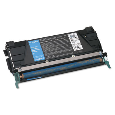 C5220Cs Return Program Toner, 3,000 Page-Yield, Cyan