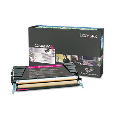 C734a1Mg Return Program Toner, 6,000 Page-Yield, Magenta