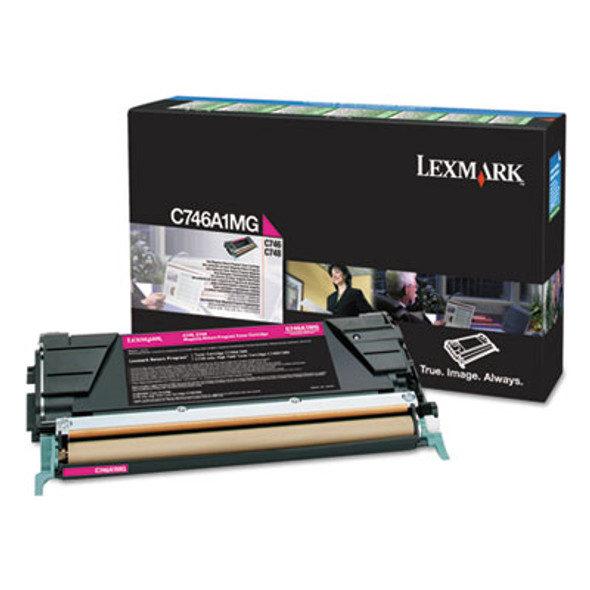 C746a1Mg Return Program Toner, 7,000 Page-Yield, Magenta