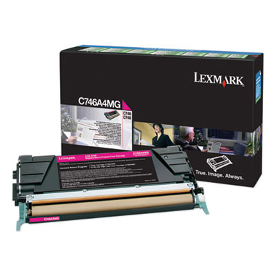 C746a4Mg Return Program Toner, 7,000 Page-Yield, Magenta, Taa Compliant