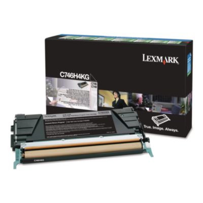 C746h4Kg Return Program High-Yield Toner, 12,000 Page-Yield, Black, Taa Compliant