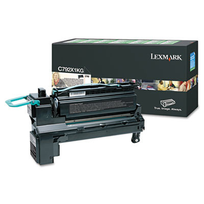 C792x1Kg Return Program Extra High-Yield Toner, 20,000 Page-Yield, Black