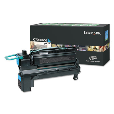 C792x4Cg Return Program Extra High-Yield Toner, 17,000 Page-Yield, Cyan